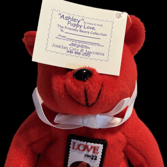 The Friendly Bears Collection - Ashley- Puppy Love Jonathan Grey & Associates - Picture 2 of 3